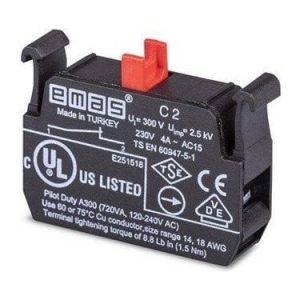 Emas C2 Contactblok | 1xNC