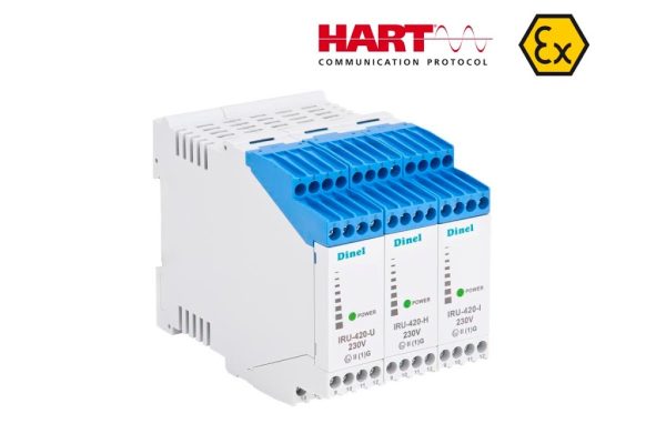 Dinel IRU-420-H-230V | Intrinsiek veilige scheidingsversterker | HART